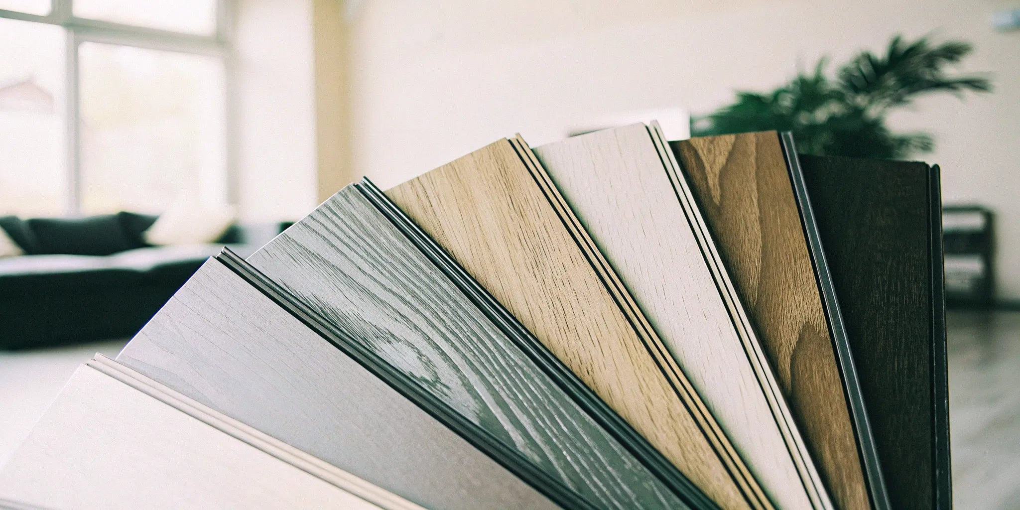 WPC wall panels in various colors and textures.