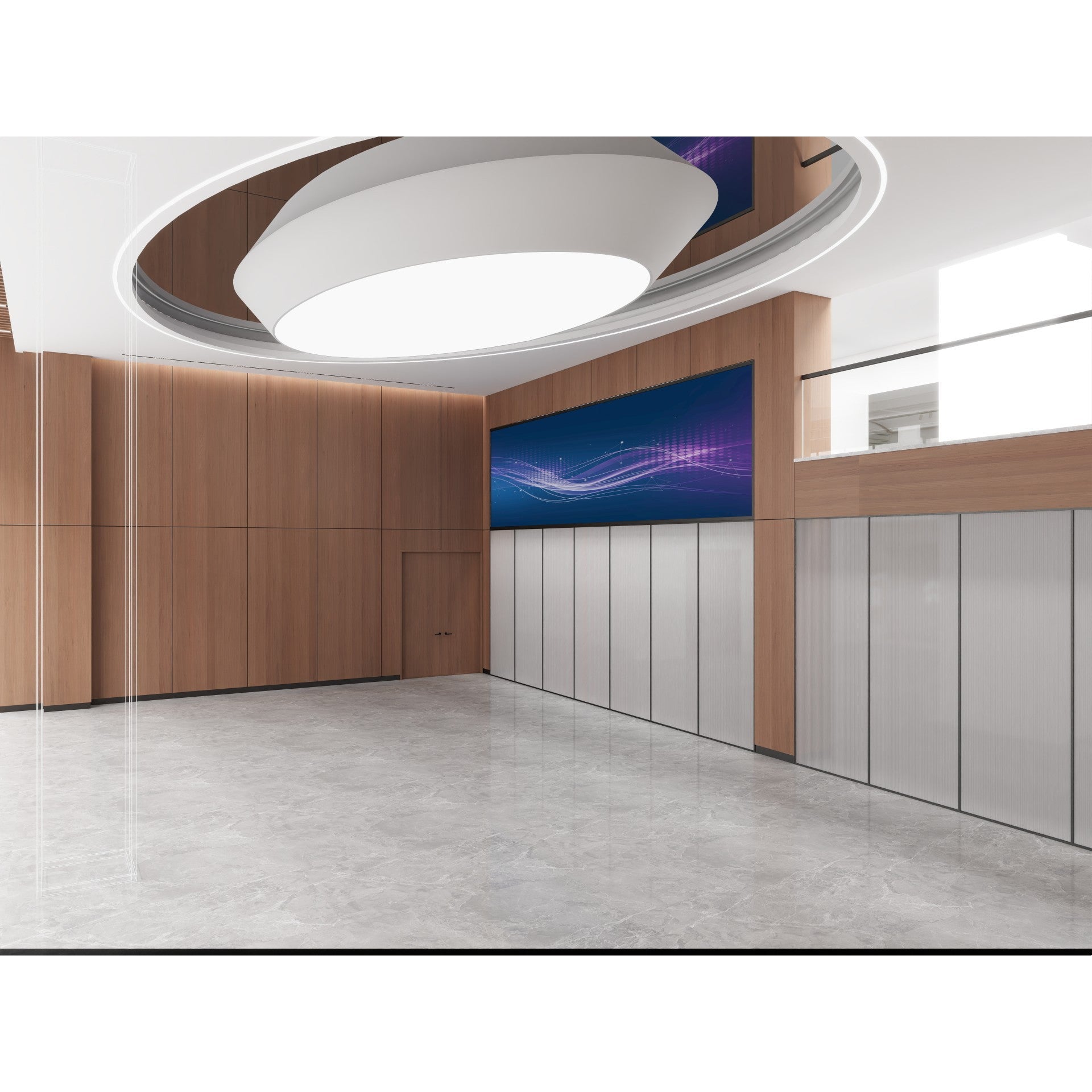 Top Natural Veneered Wall Panel Black Walnut with Brown Cathedral Grain