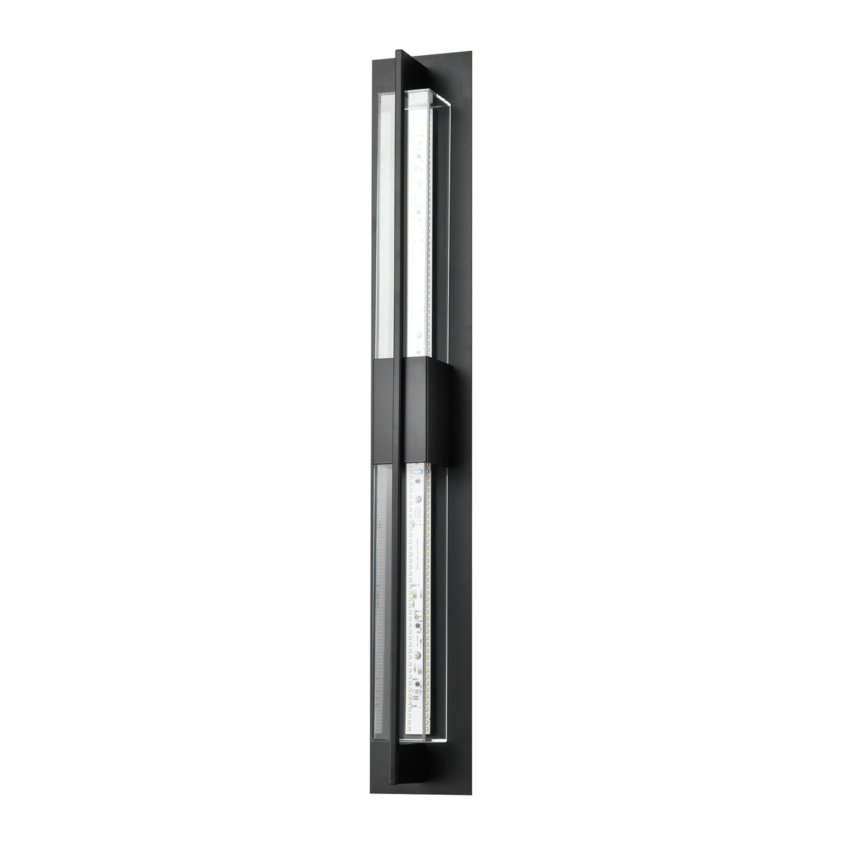 Forthesia Large Black Led Outdoor Wall Scones