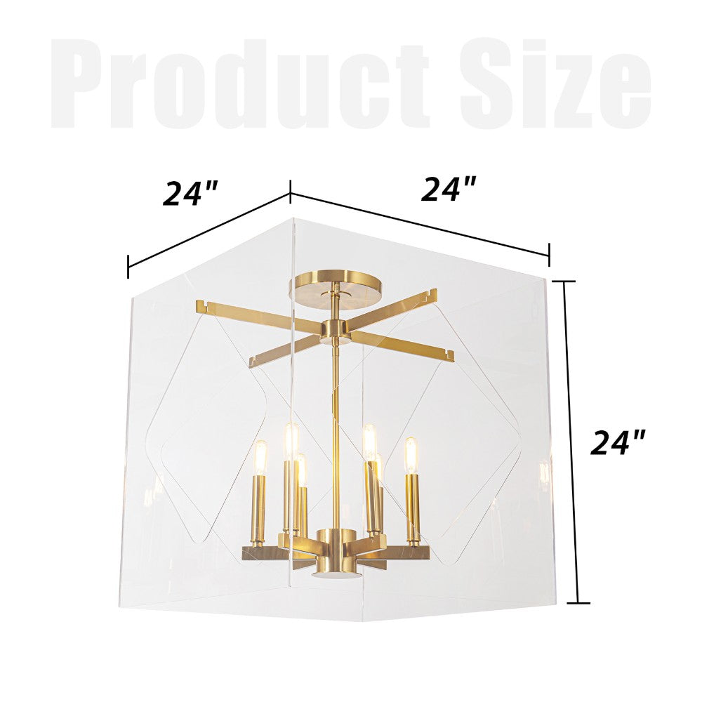 Venice Box Cieling Light (13.25")