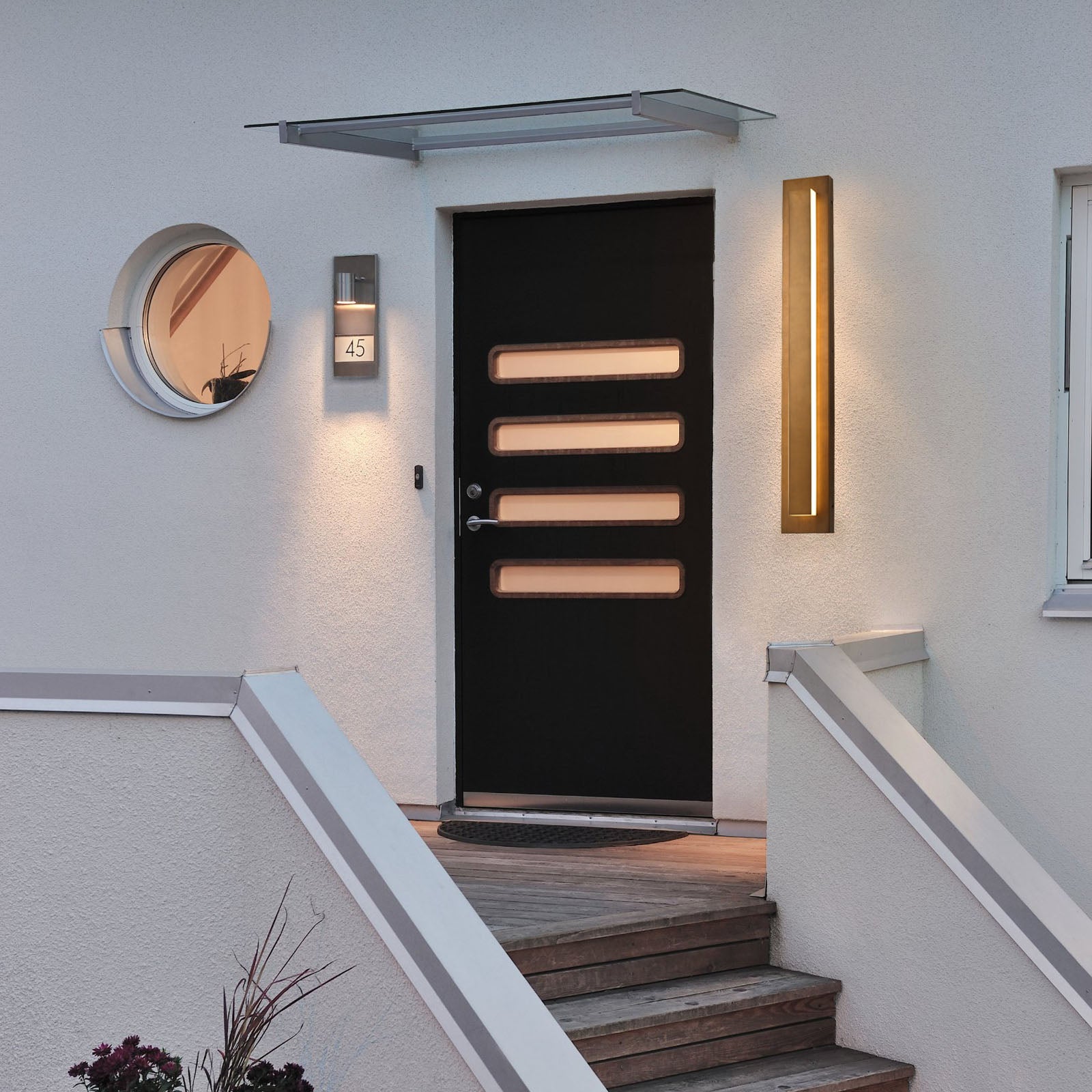 Votum Led Outdoor Wall Mounted Modern Light