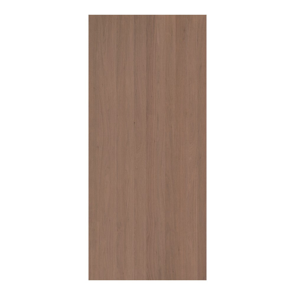 Natural Veneered Wall Panel Black Walnut with Brown Cathedral Grain 3