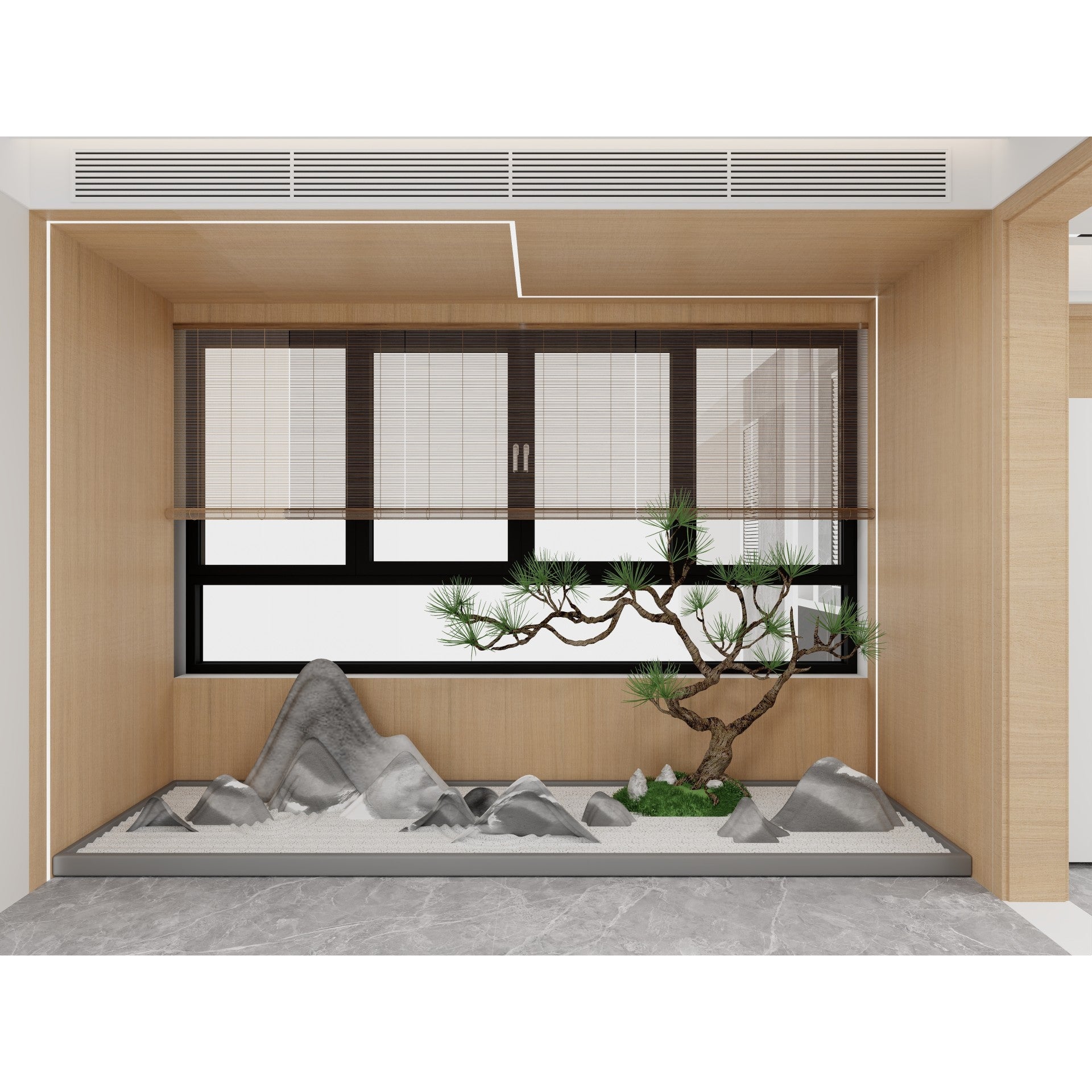 Natural Veneered Wall Panel White Oak