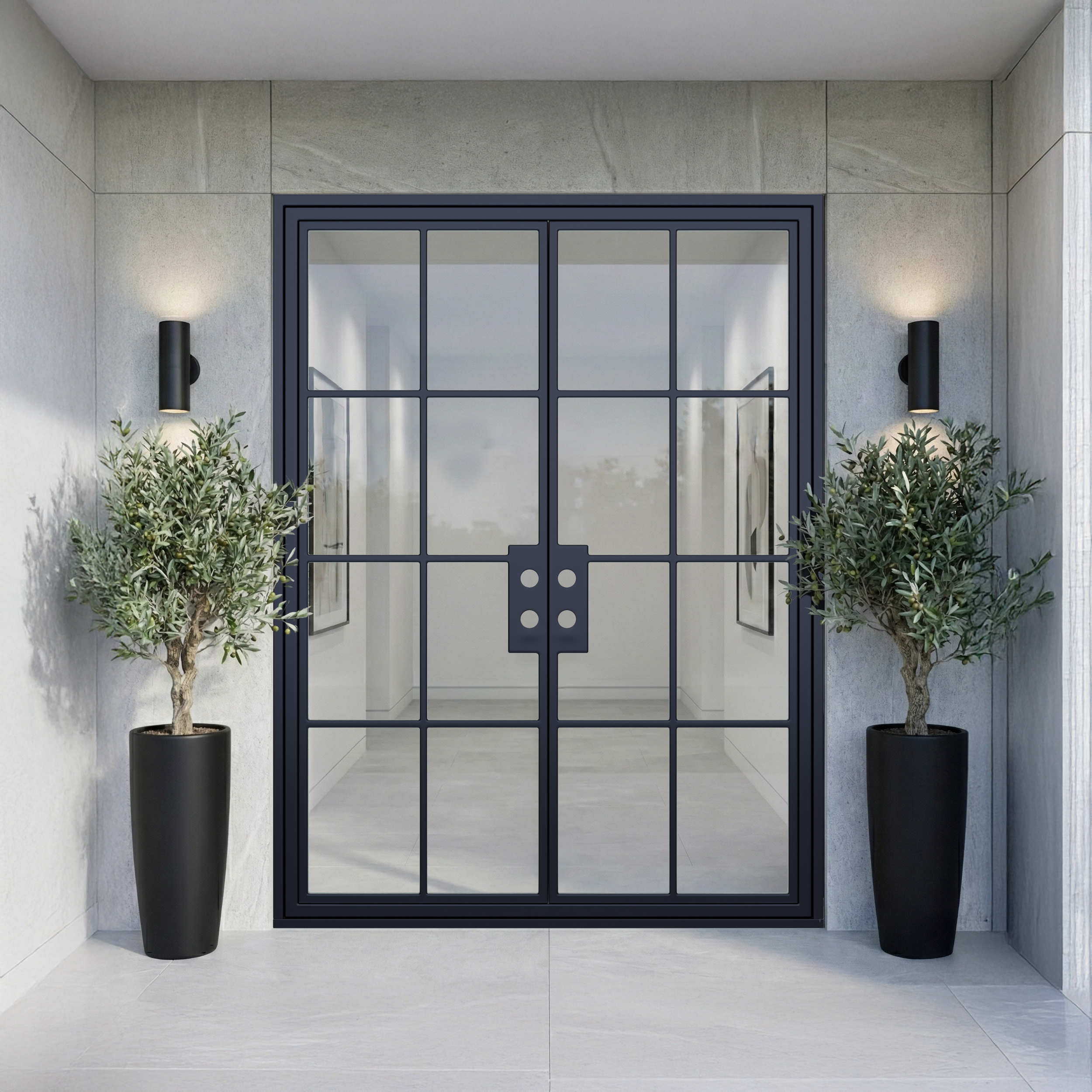 Lite 8 - Double | Steel French Door 60 x 120"