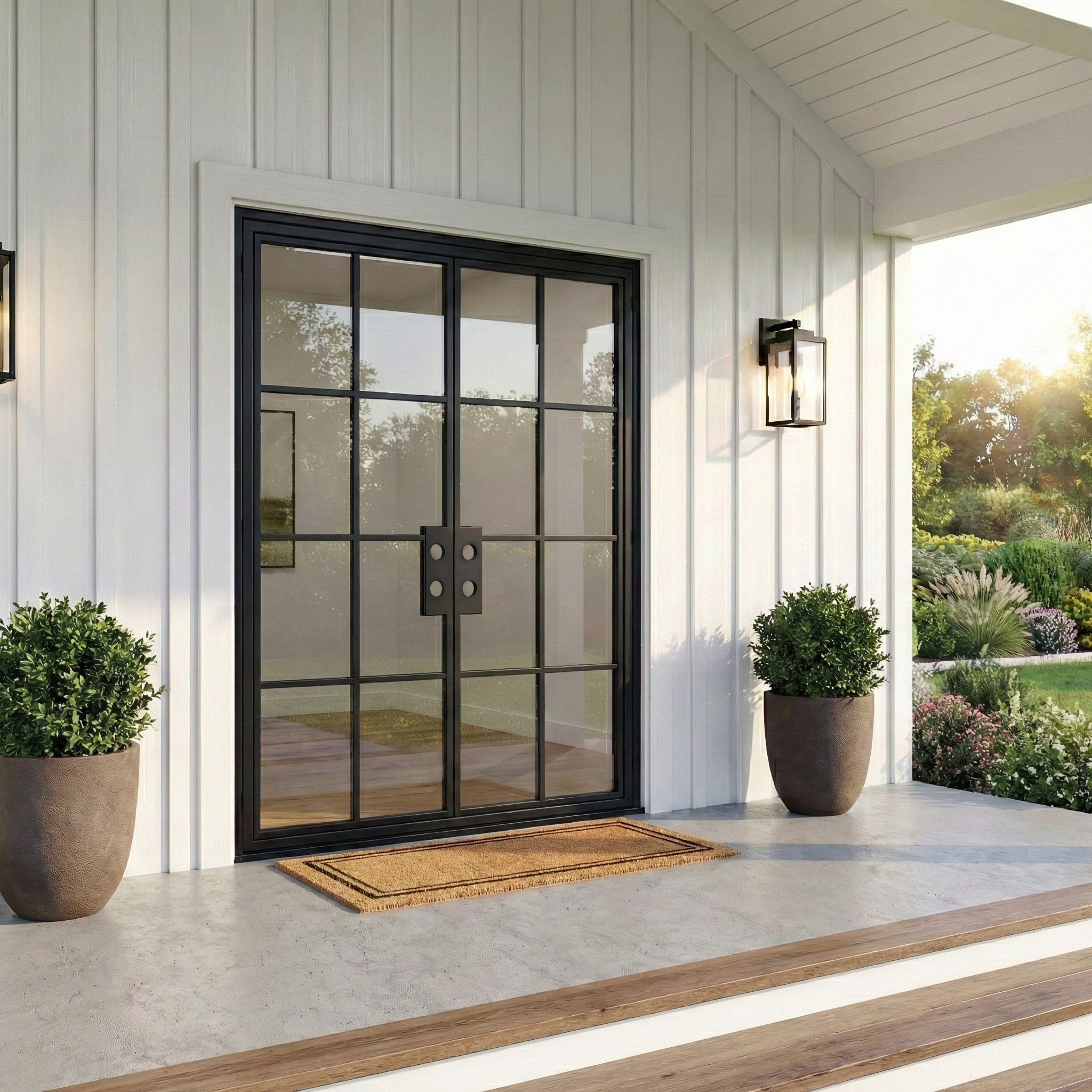 Lite 8 - Double | Steel French Door 60 x 120"