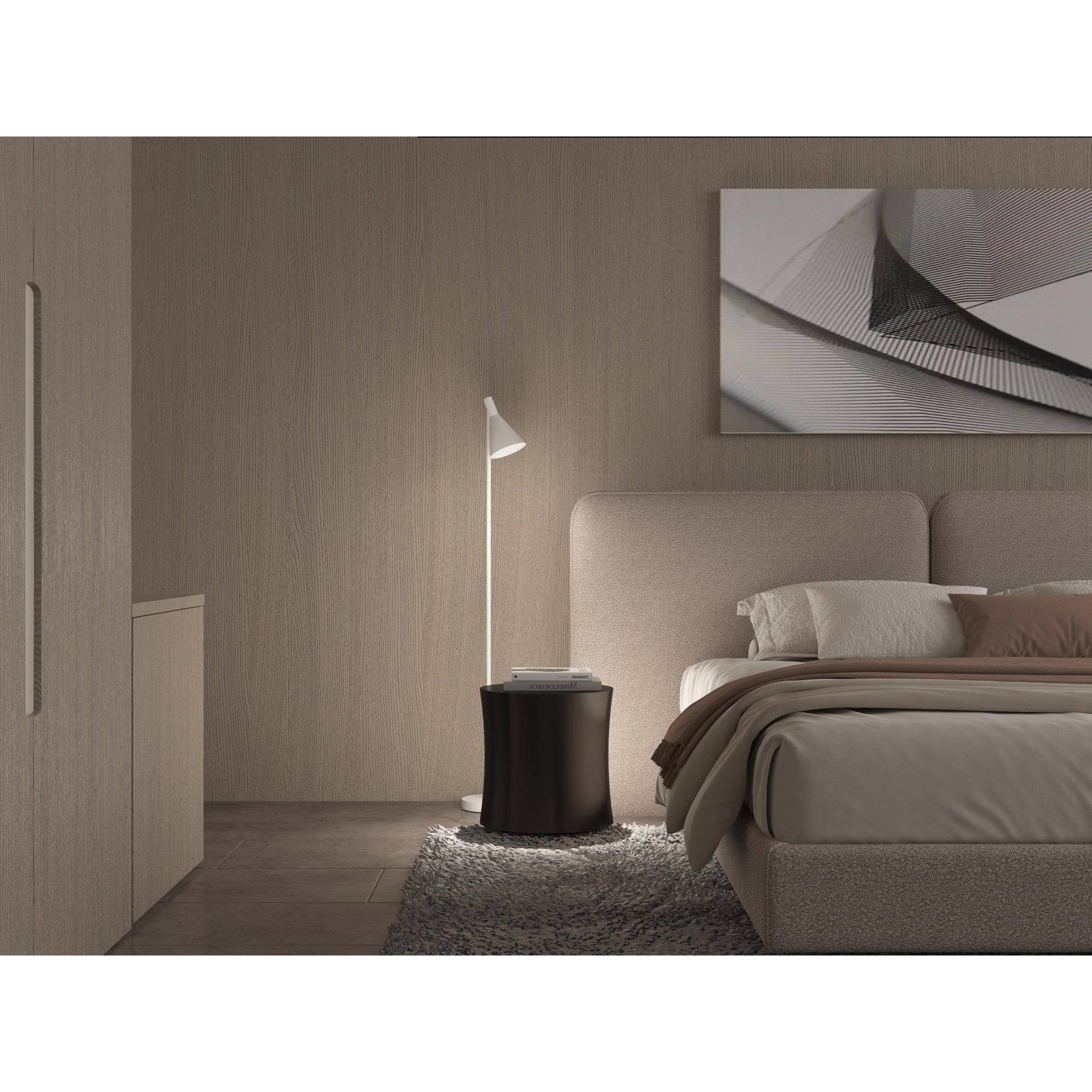 Natural Veneered Wall Panel, Oak With Straight Grain