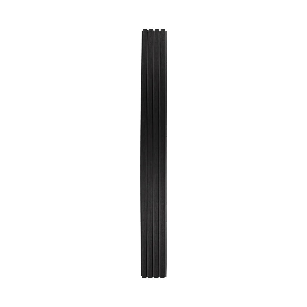 Exterior Fluted Slat Wall Panel, Charcoal/Black