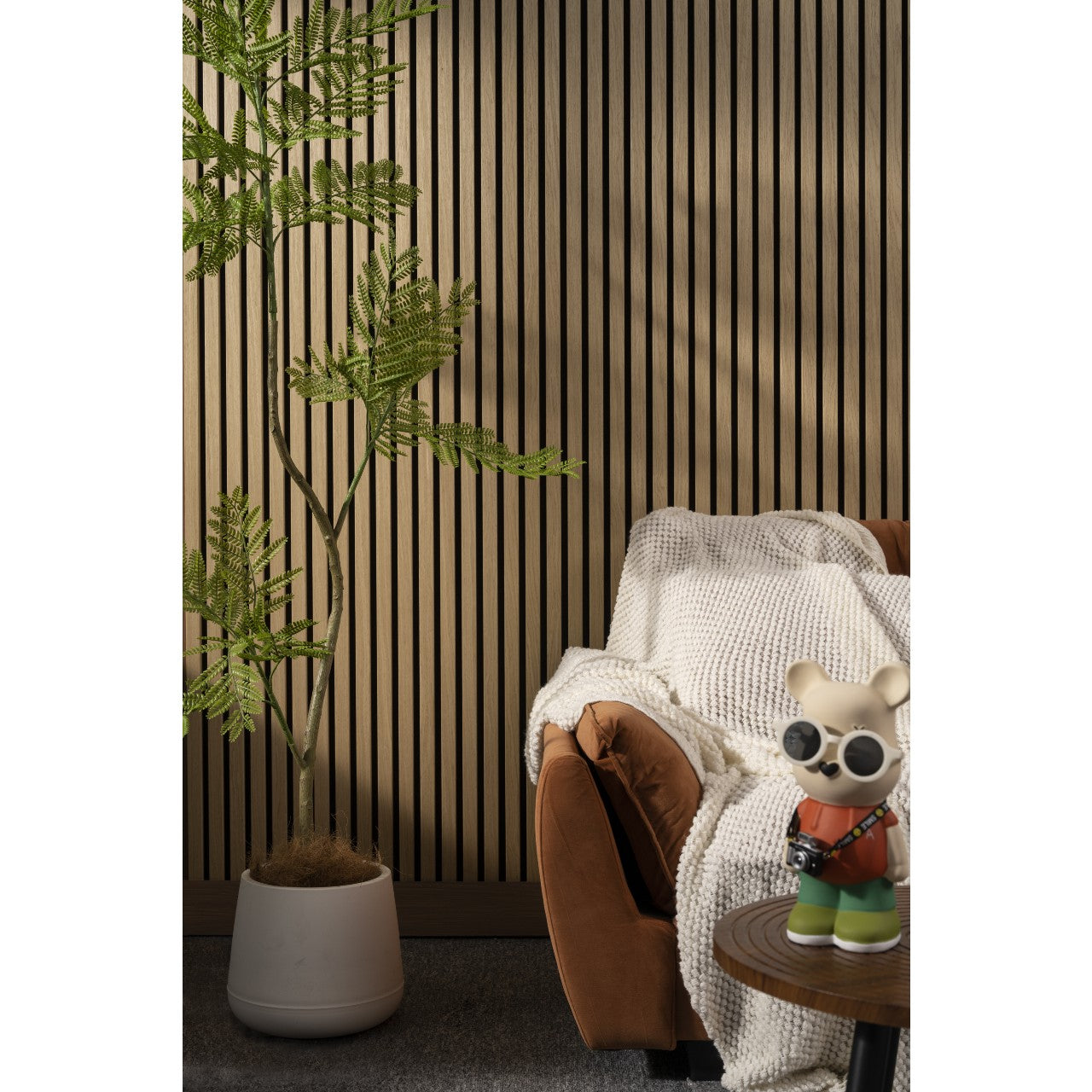 Luxury Acoustic Wall Panel, Classic Oak