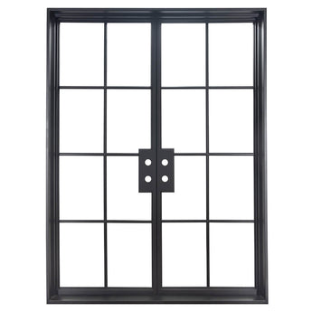 8 Lite Double Steel Door (60x120")