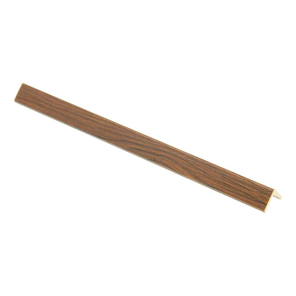 WPC Corner Trim Wall Panel in Walnut