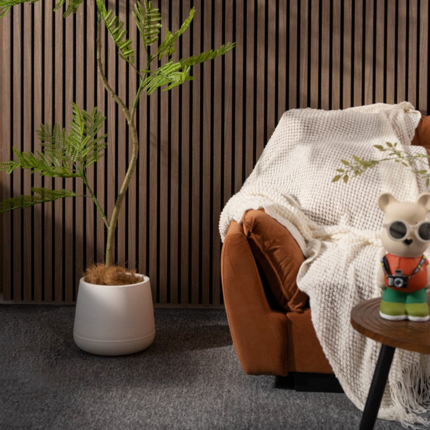 Luxury Acoustic Wall Panel, Light Brown Oak