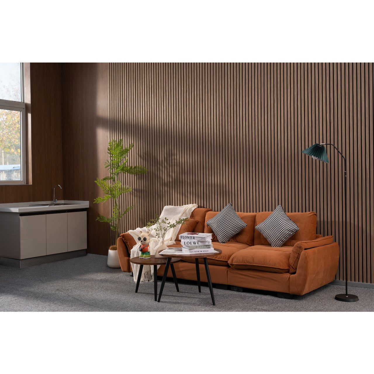 Luxury Acoustic Wall Panel, Light Brown Oak