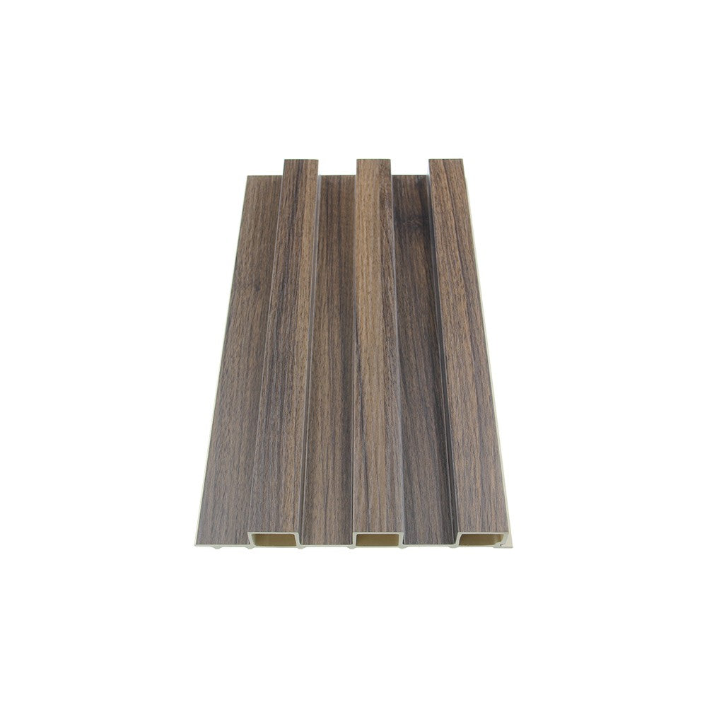 WPC Fluted Slat Wall Panel, Classic Walnut