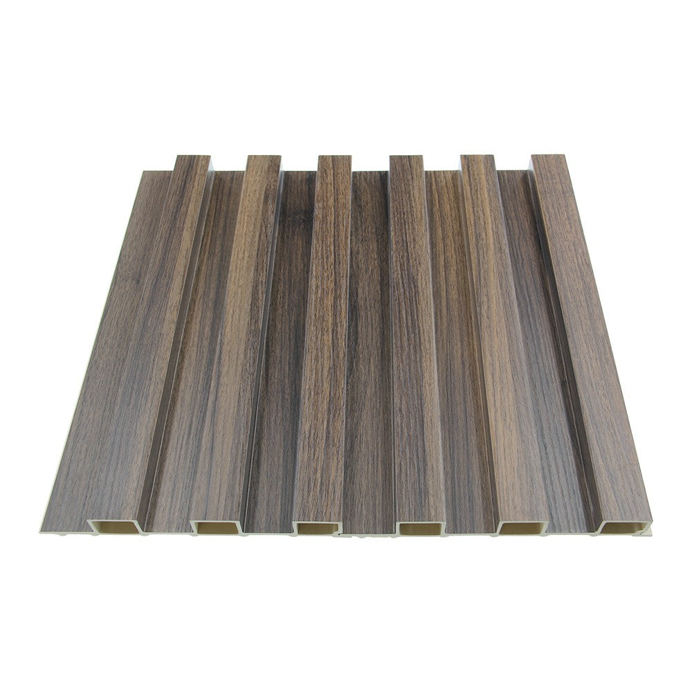 WPC Fluted Slat Wall Panel, Classic Walnut