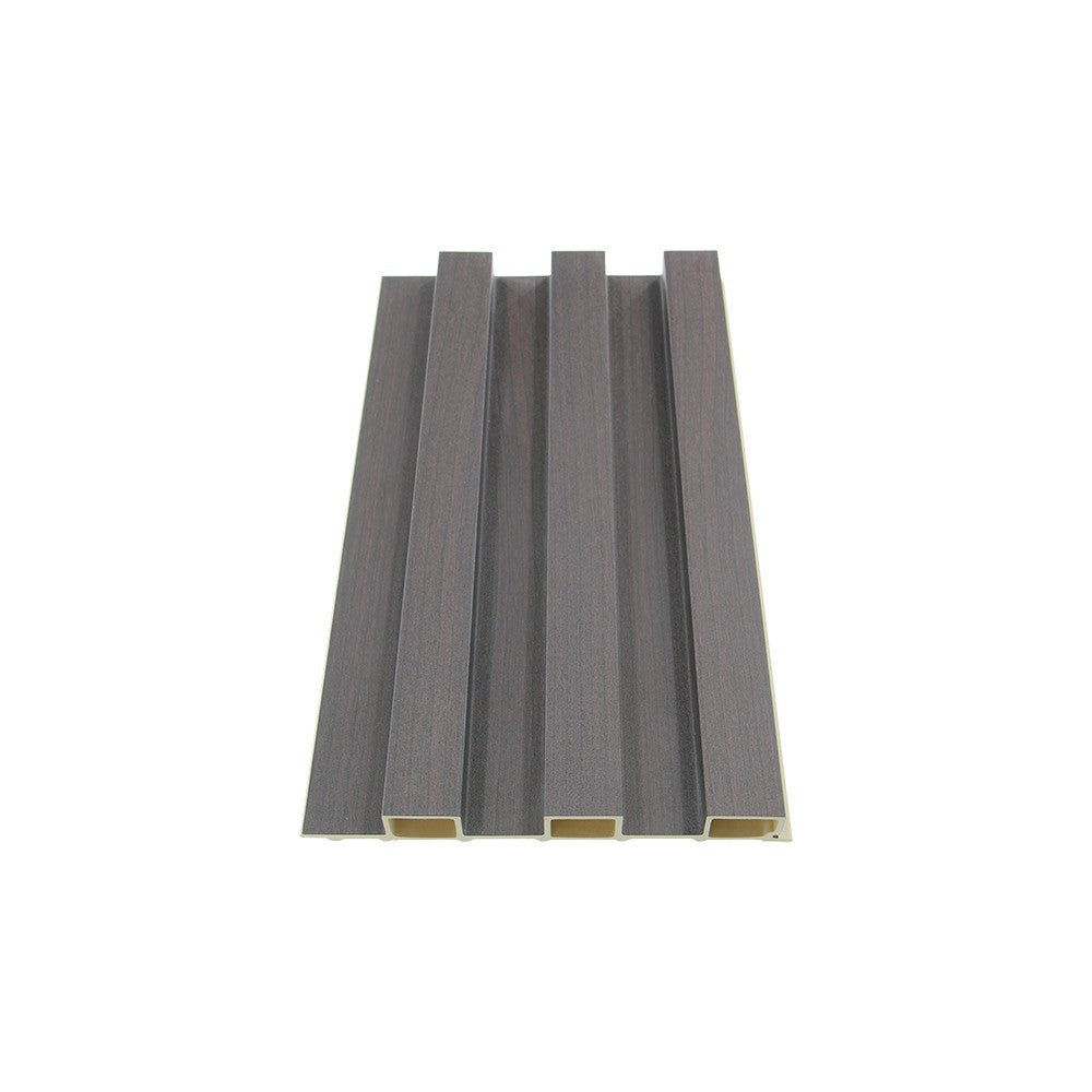 Image of WPC Fluted Slat Wall Panel Graphite Black