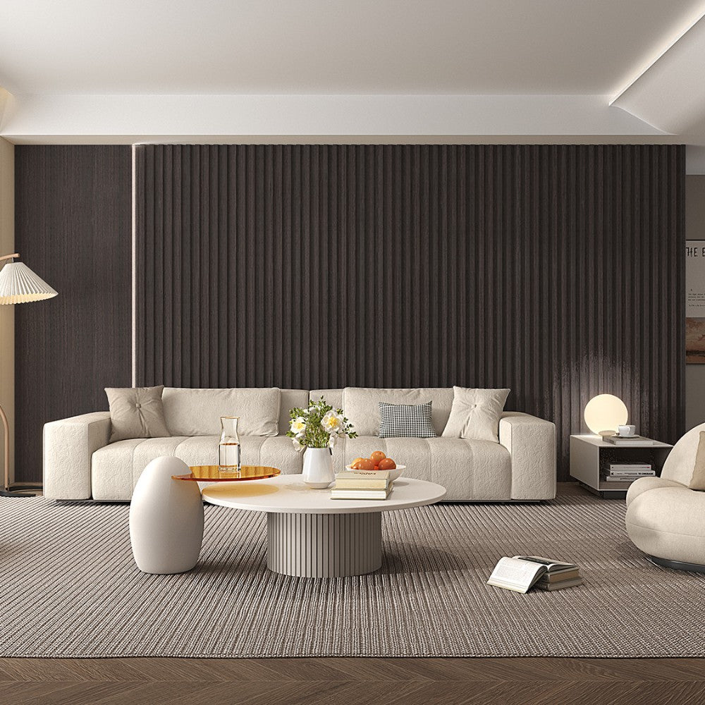 WPC Fluted Slat Wall Panel Graphite Black