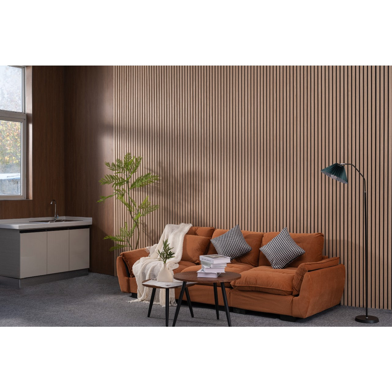 Luxury Acoustic Wall Panel in Raw White Oak 1