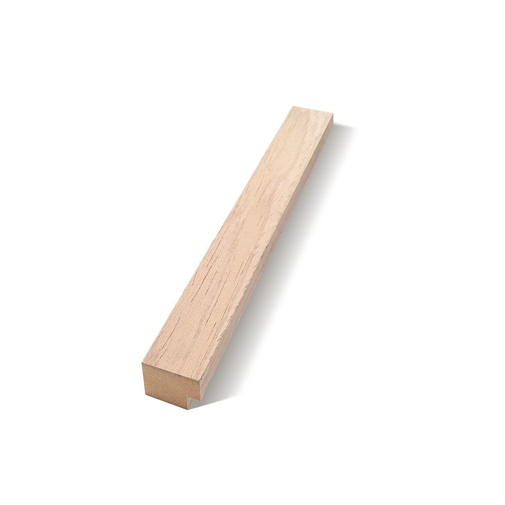 Luxury Acoustic Wall Panel Raw White Oak End Slat