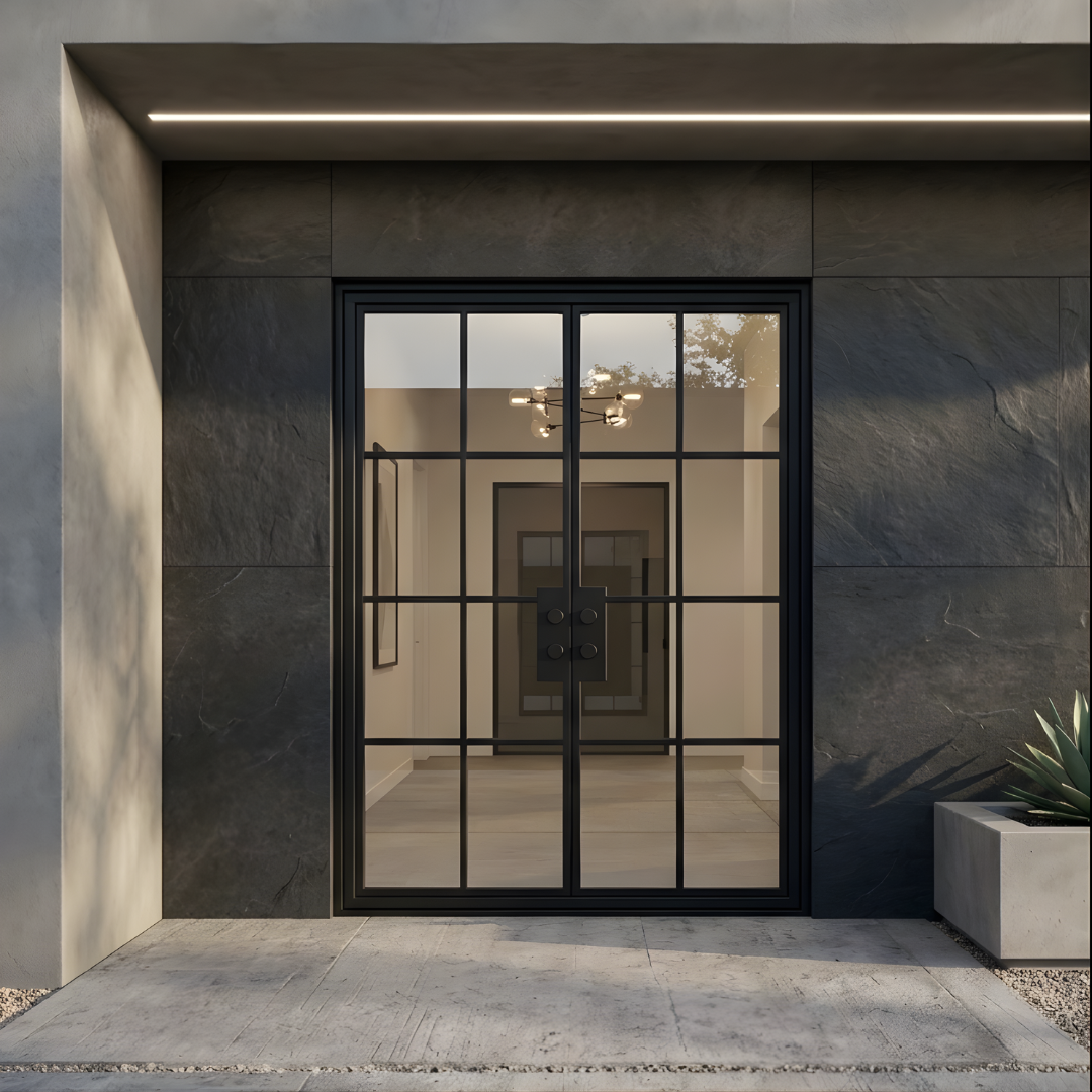 Lite 8 - Double | Steel French Door 60 x 120"