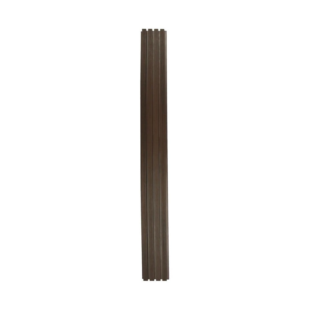 Image of Fluted Slat Wall Panel in Brown Walnut