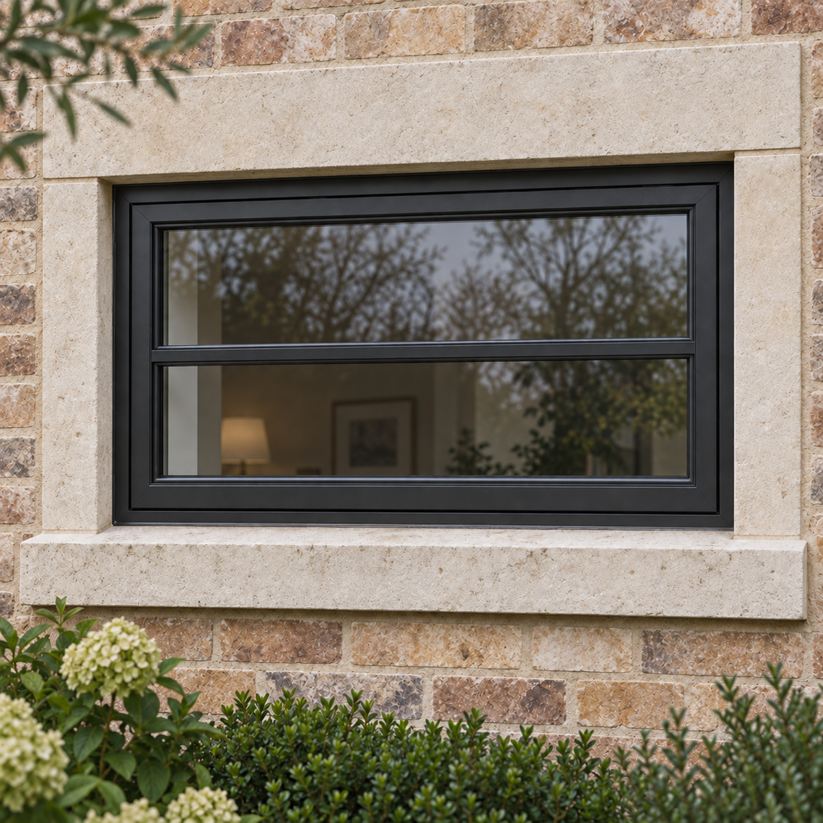 2 Lite Awning Steel Window — exterior lifestyle visualization