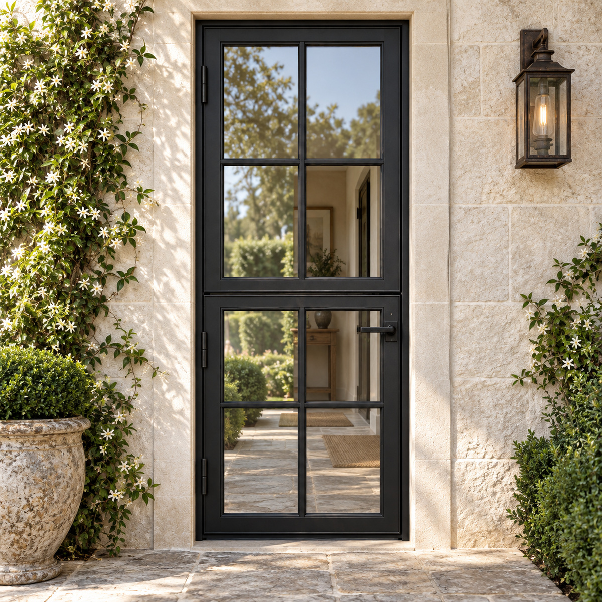 8 Lite Single Dutch Steel Door — estate AI-generated design visualization