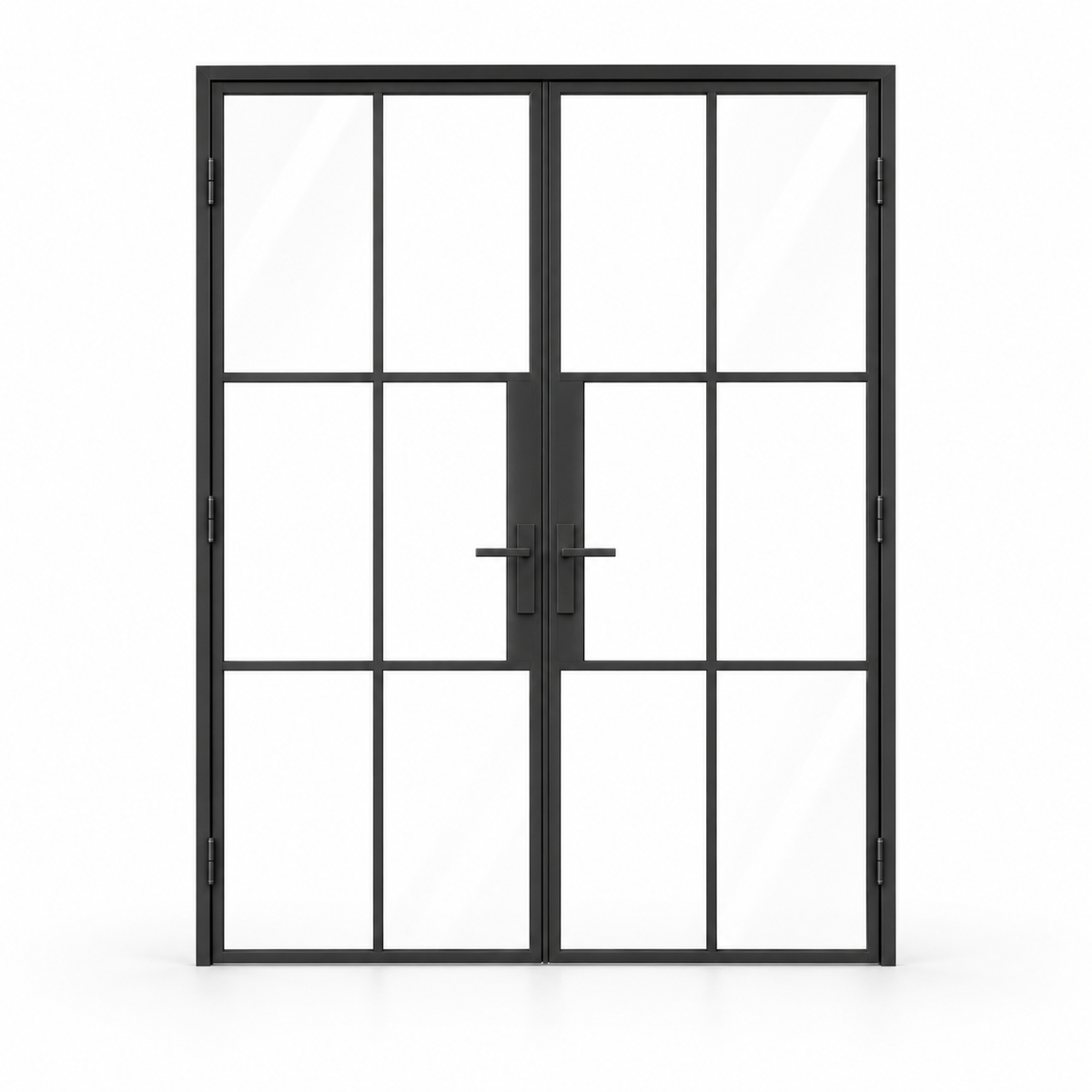 6S Double Cold-Rolled Steel Pantry Door on a white background — product visualization