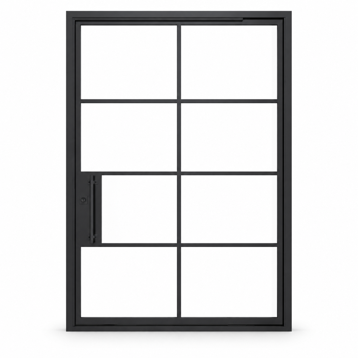 Air 5 Pivot - Flat Steel Door on a white background — product visualization