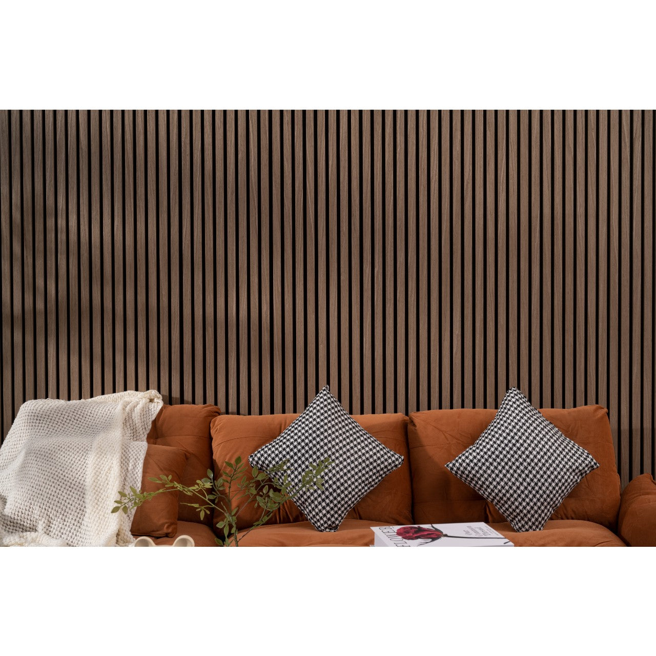 Luxury Acoustic Wall Panel, Light Brown Oak