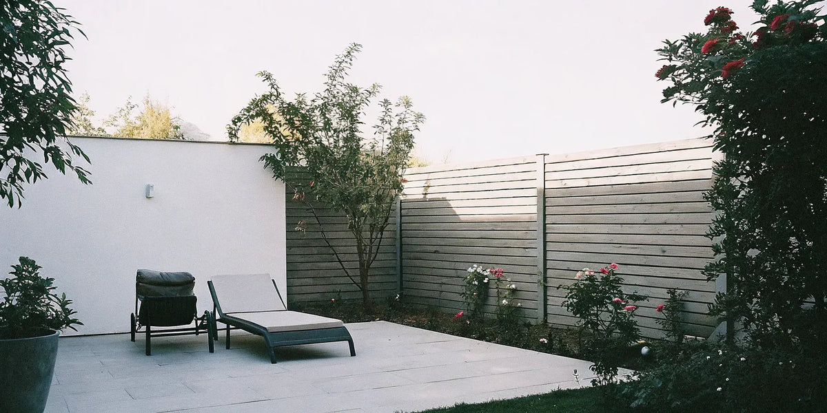 Durable WPC wall panels enhance a modern outdoor space.