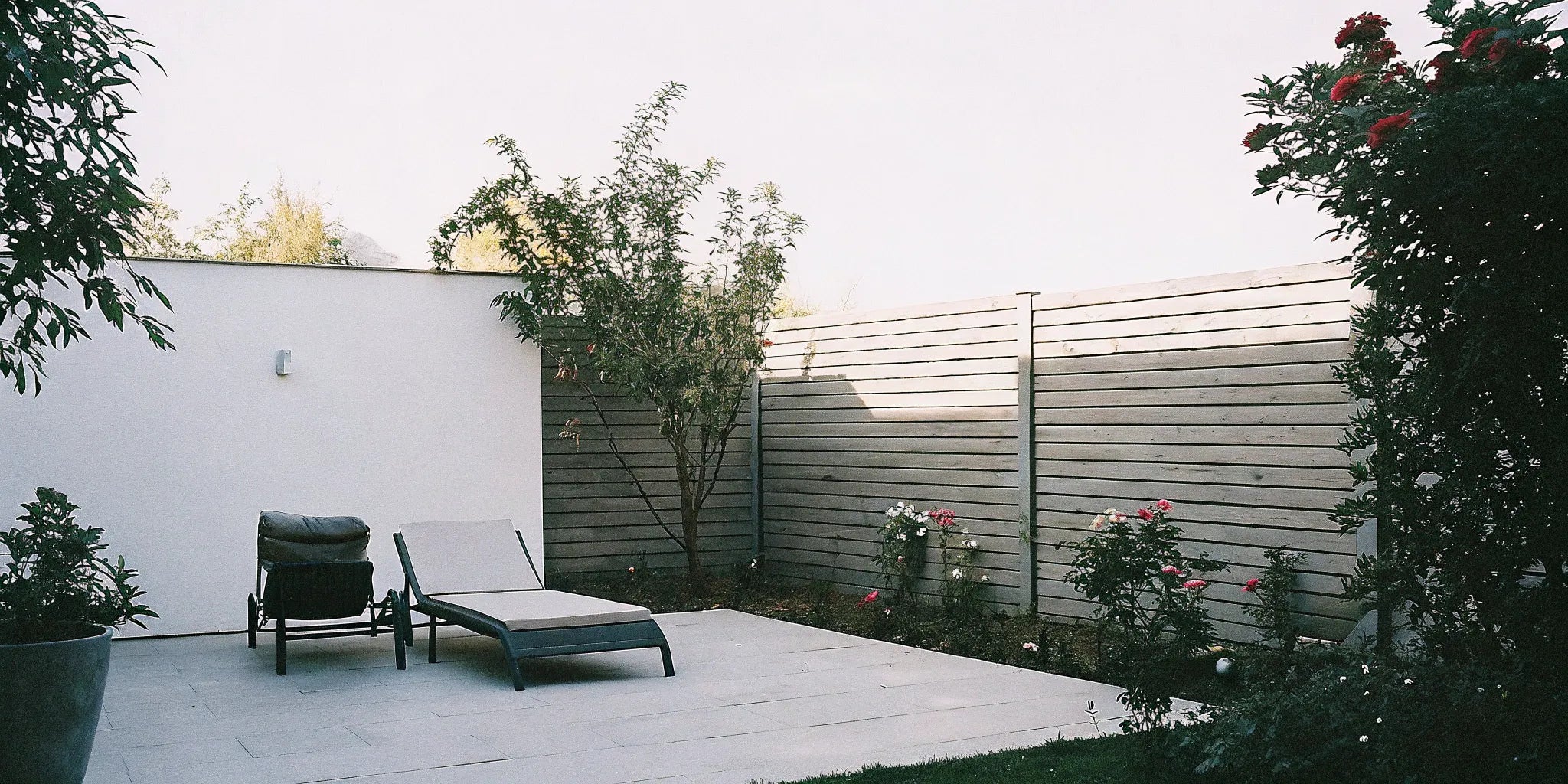Durable WPC wall panels enhance a modern outdoor space.