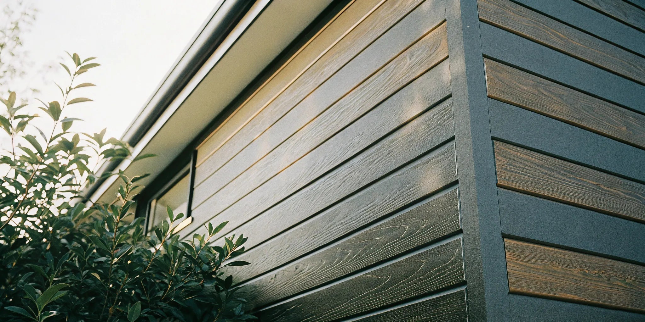 Durable WPC exterior wall cladding on a modern building.