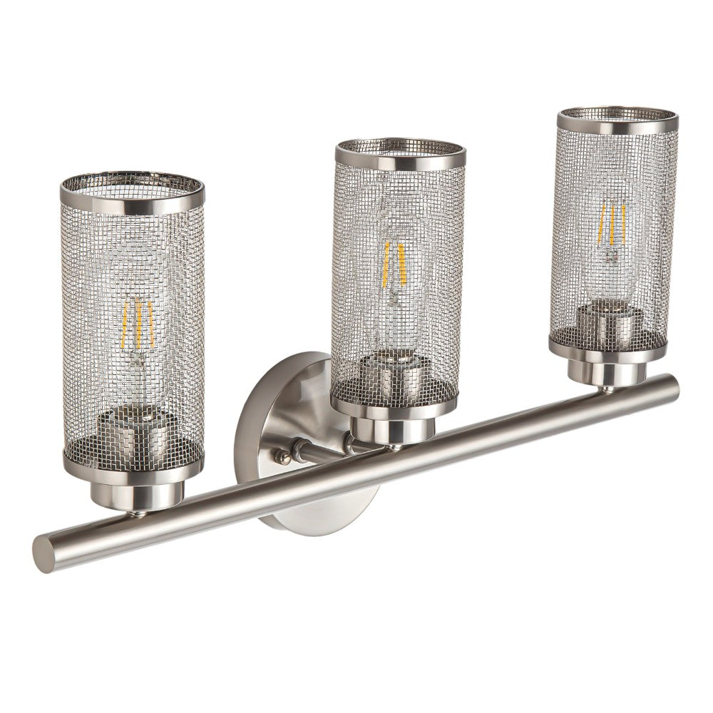 Whisper Nickel Vanity Light – Modern & Elegant Fixture