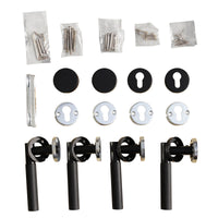 Knurled Handle with Lock Single (Compactible With 4 and 8 Lite Single Door)