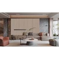 Natural Veneered Wall Panel, Oak With Straight Grain