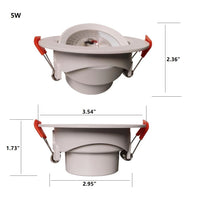 Recess LED Lights – Energy-Efficient & Dimmable Recessed Lighting (4-Pack)