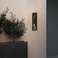 Crimsyn Black Outdoor Led Wall Scones