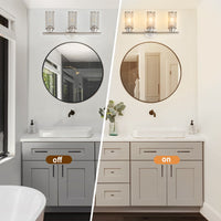 Whisper Nickel Vanity Light – Modern & Elegant Fixture