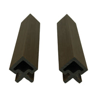 Grey Walnut Corner For Fluted Panel