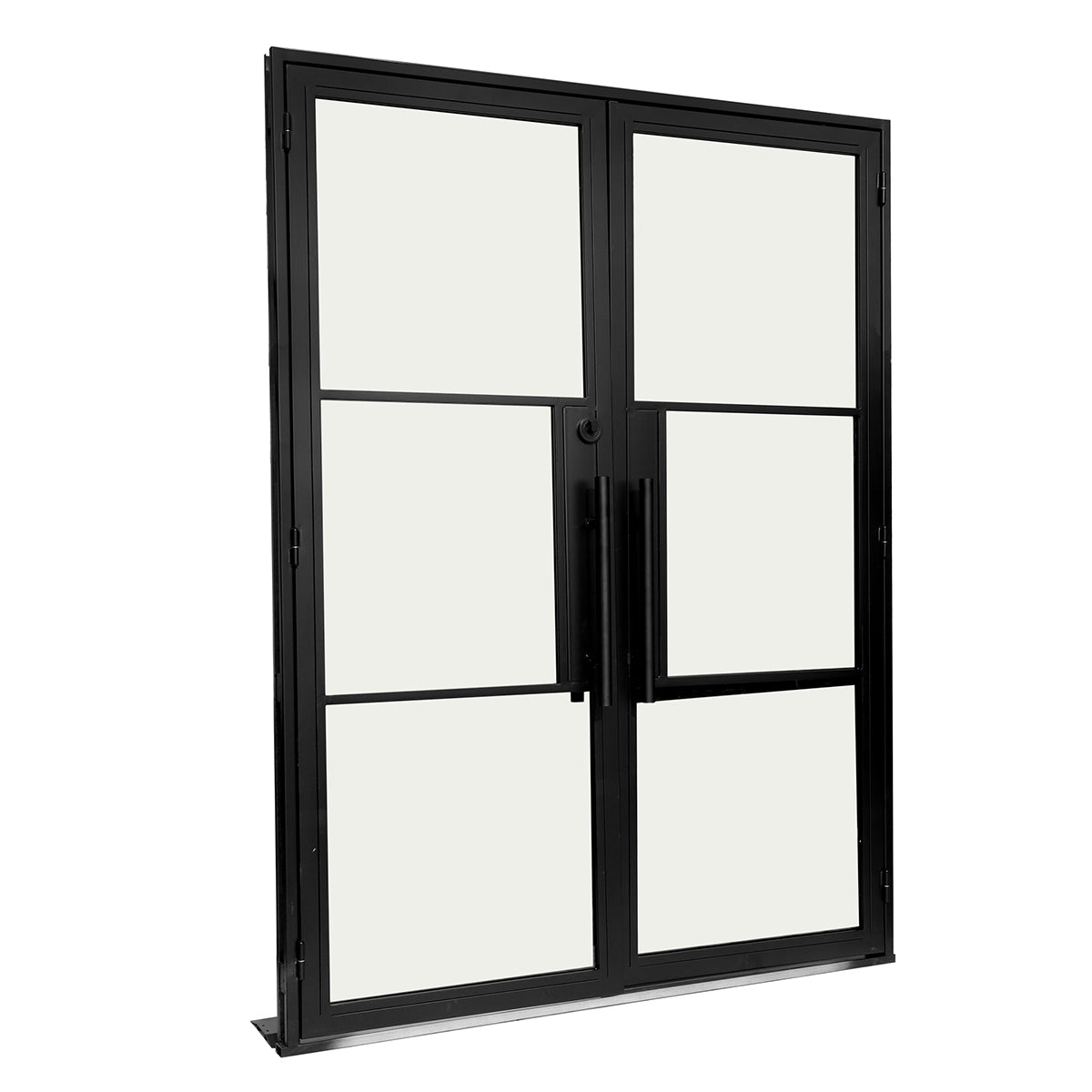 3 Lite Double Steel Door, 60x80"