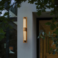 Forthesia Bronze Large Led Outdoor Wall Scones