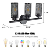 Whisper Black Vanity Light – Sleek & Modern Wall Fixture