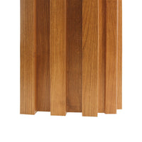 Image of Brown Chestnut WPC Corner Trim Wall Panel