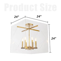 Venice Box Cieling Light (13.25")