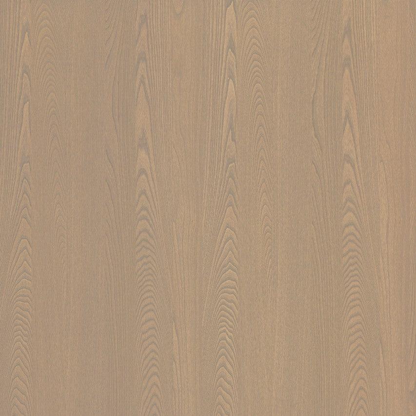 Natural veneered, elm with gray cathedral grain