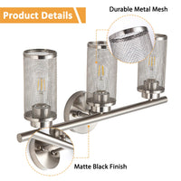 Whisper Nickel Vanity Light – Modern & Elegant Fixture