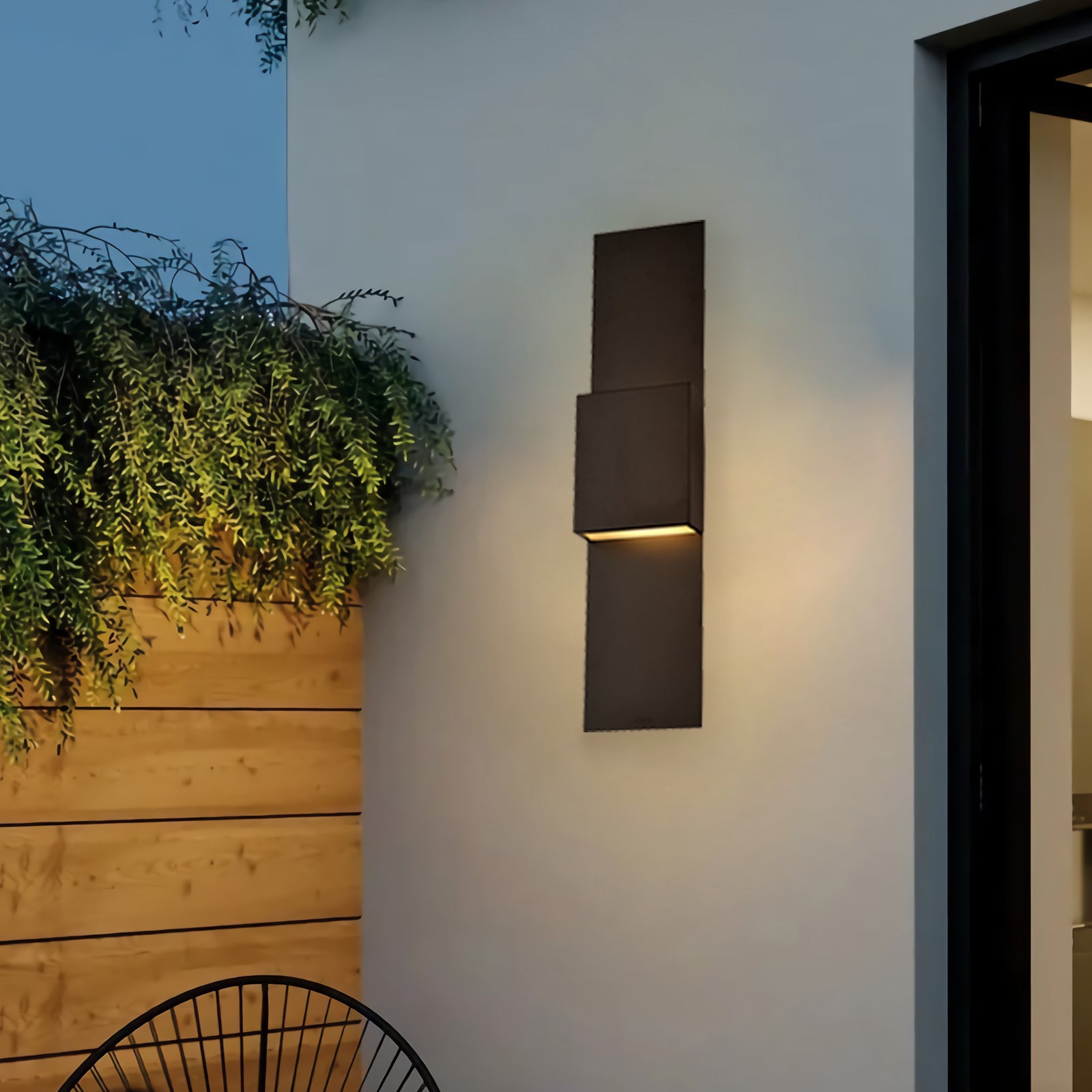 Lomond Bronze Led Outdoor Wall Scones
