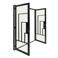 Cuivre Modern Double Steel Door With Copper Handle at USA Builders Depot