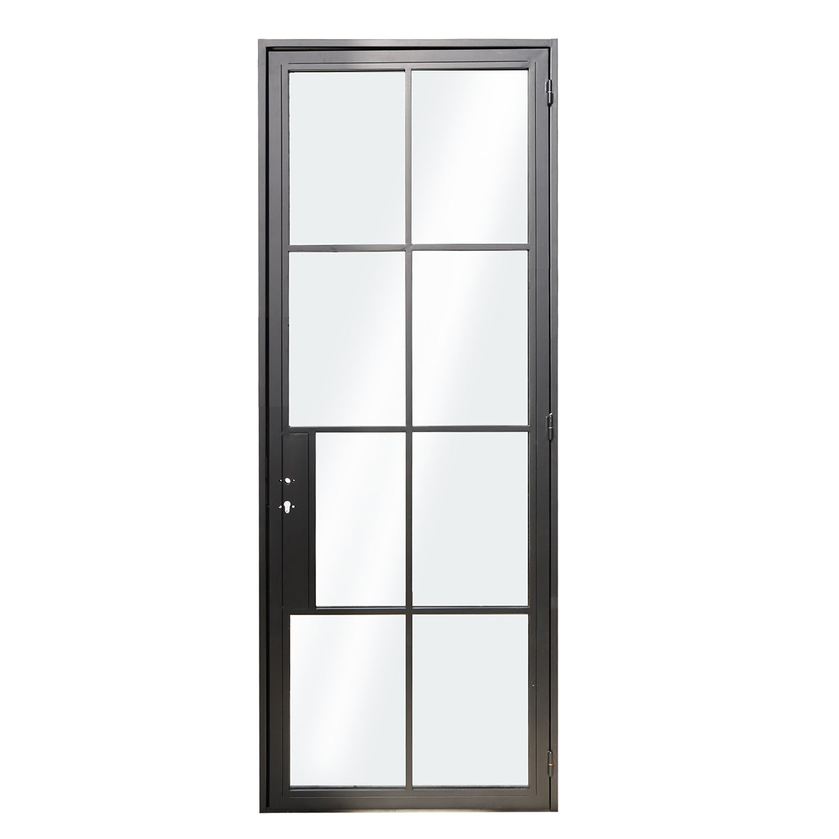 8 Lite single steel door, 36x80"