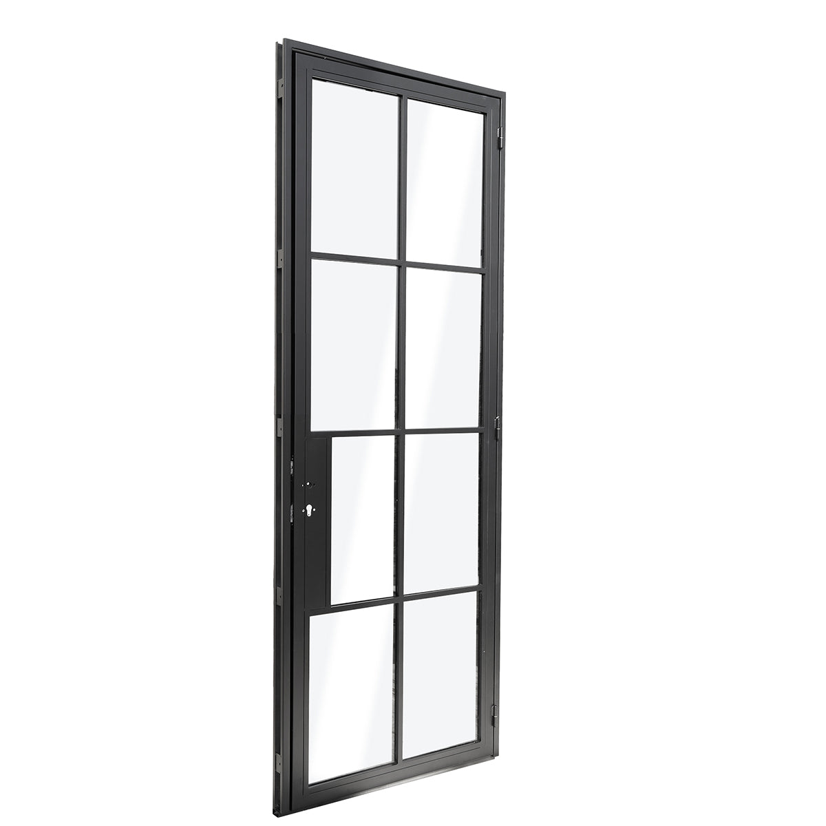 8 Lite single steel door, 36x80"